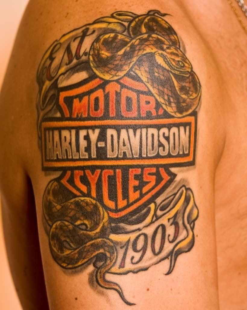 Harley-Davidson-logo tattoo