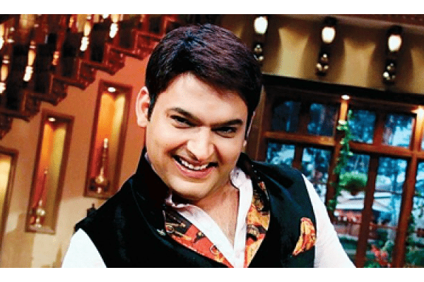 Kapil Sharma on The Kapil Sharma Show stage