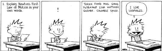 calvin and hobbes cartoon - Take snap judgements and make instinctive decisions