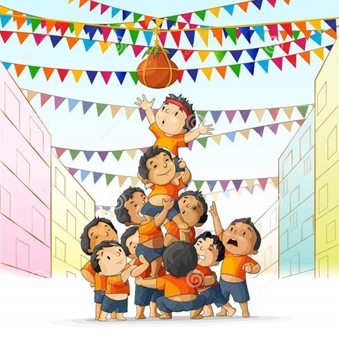 dahi handi cartoon image