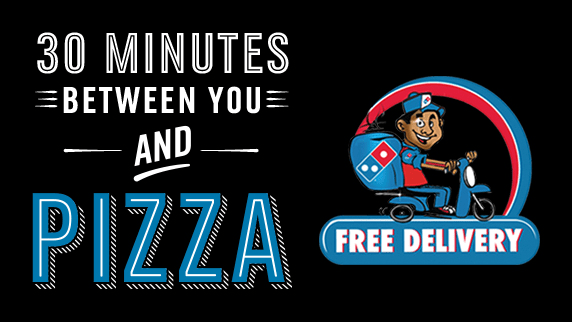 dominos 30 minutes challenge