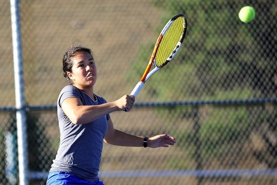 tennis player without coach